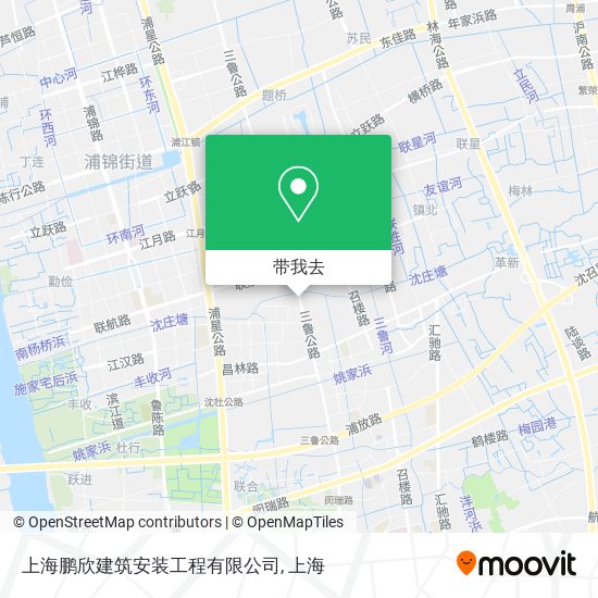 上海鹏欣建筑安装工程有限公司地图