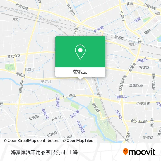 上海豪库汽车用品有限公司地图