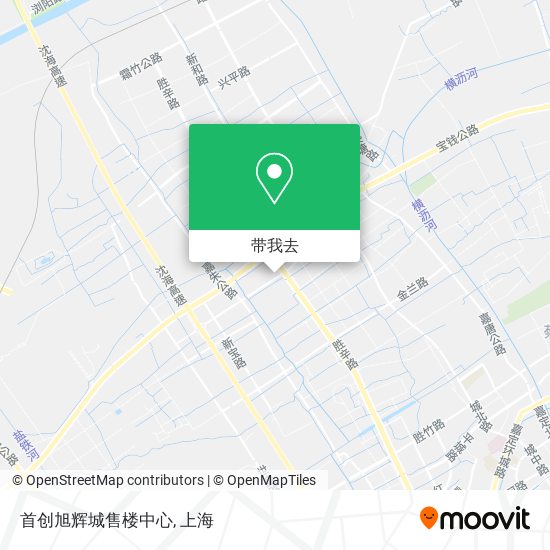 首创旭辉城售楼中心地图