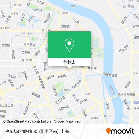 停车场(翔殷路505弄小区南)地图