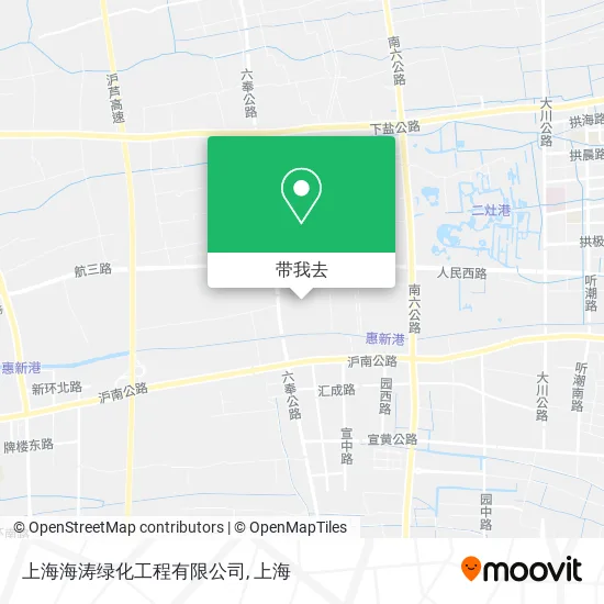 上海海涛绿化工程有限公司地图