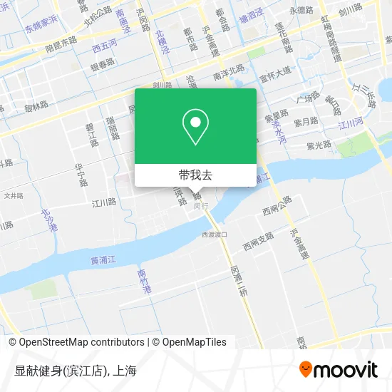 显献健身(滨江店)地图