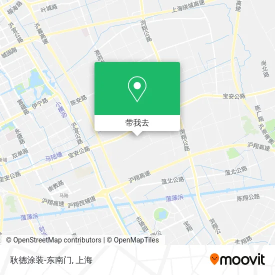 耿德涂装-东南门地图