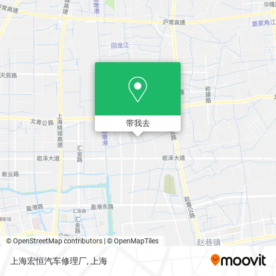 上海宏恒汽车修理厂地图