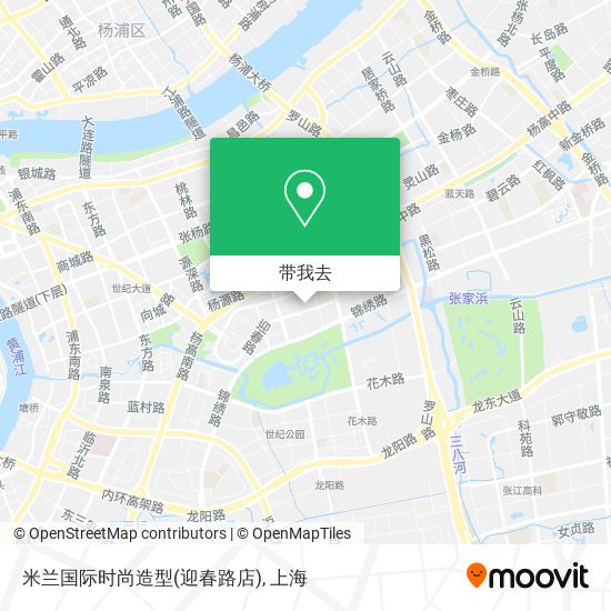 米兰国际时尚造型(迎春路店)地图