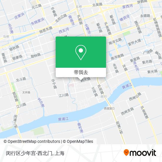 闵行区少年宫-西北门地图