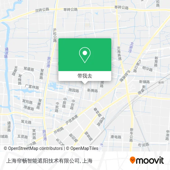 上海帘畅智能遮阳技术有限公司地图