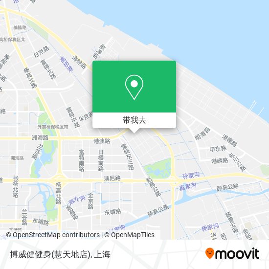 搏威健健身(慧天地店)地图