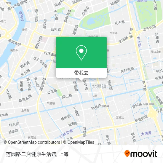 莲园路二店健康生活馆地图