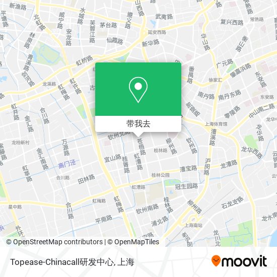 Topease-Chinacall研发中心地图