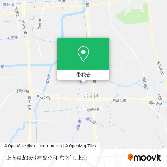 上海嘉龙纸业有限公司-东南门地图