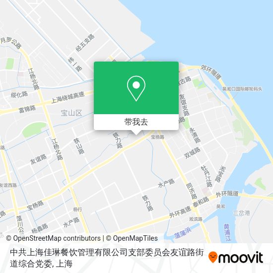 中共上海佳琳餐饮管理有限公司支部委员会友谊路街道综合党委地图