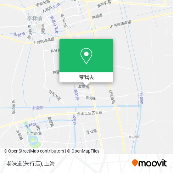 老味道(朱行店)地图