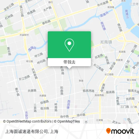 上海圆诚速递有限公司地图