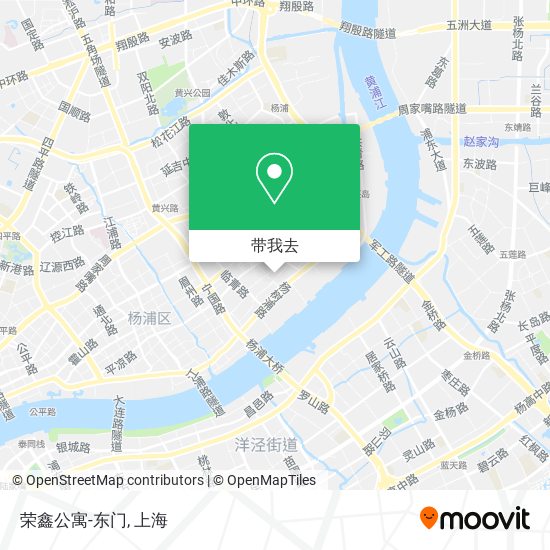 荣鑫公寓-东门地图