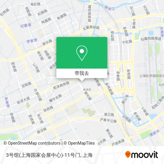 3号馆(上海国家会展中心)-11号门地图