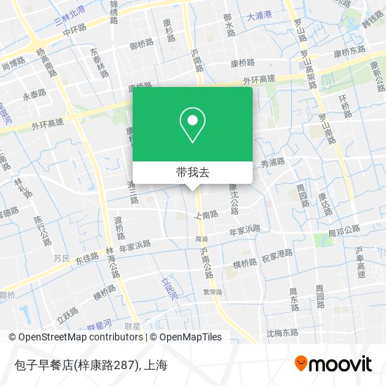 包子早餐店(梓康路287)地图