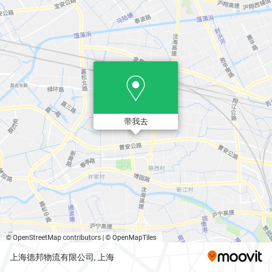 上海德邦物流有限公司地图