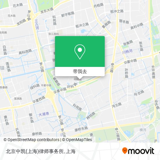 北京中凯(上海)律师事务所地图