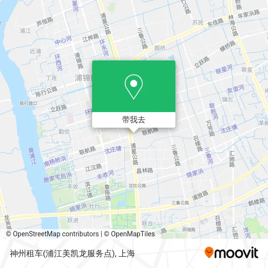 神州租车(浦江美凯龙服务点)地图