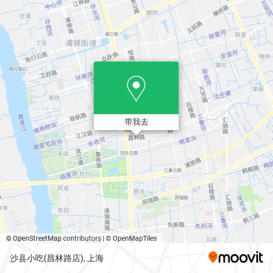 沙县小吃(昌林路店)地图