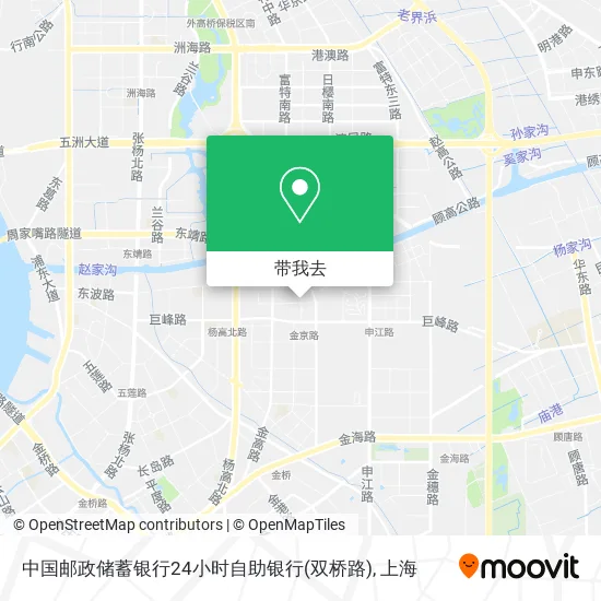 中国邮政储蓄银行24小时自助银行(双桥路)地图
