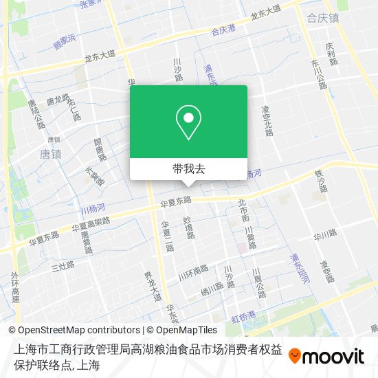 上海市工商行政管理局高湖粮油食品市场消费者权益保护联络点地图