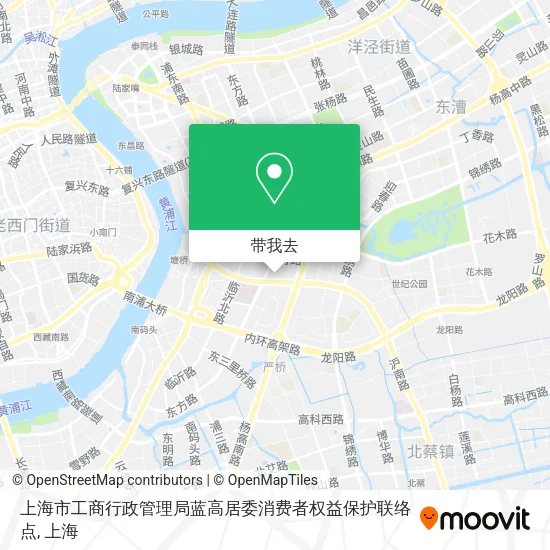 上海市工商行政管理局蓝高居委消费者权益保护联络点地图
