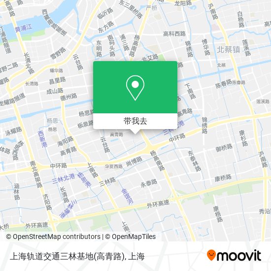 上海轨道交通三林基地(高青路)地图