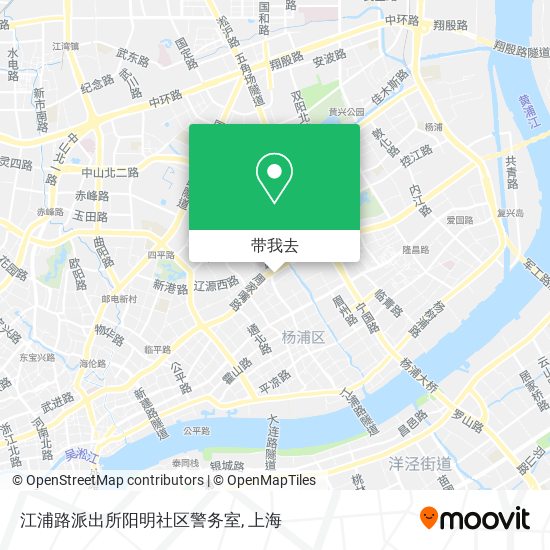 江浦路派出所阳明社区警务室地图