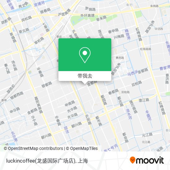 luckincoffee(龙盛国际广场店)地图