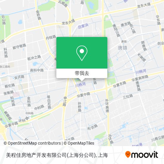 美程佳房地产开发有限公司(上海分公司)地图