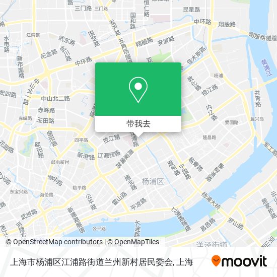 上海市杨浦区江浦路街道兰州新村居民委会地图