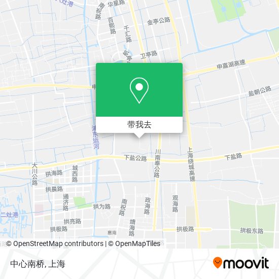中心南桥地图