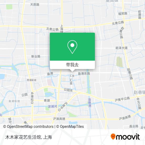 木木家花艺生活馆地图
