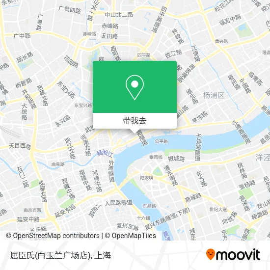 屈臣氏(白玉兰广场店)地图
