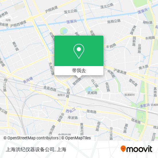 上海洪纪仪器设备公司地图