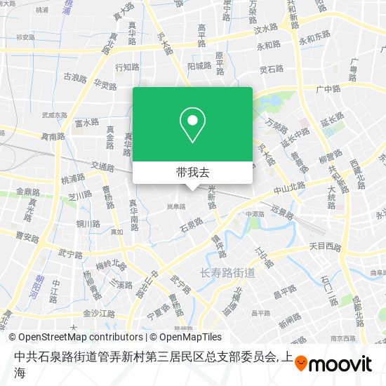 中共石泉路街道管弄新村第三居民区总支部委员会地图