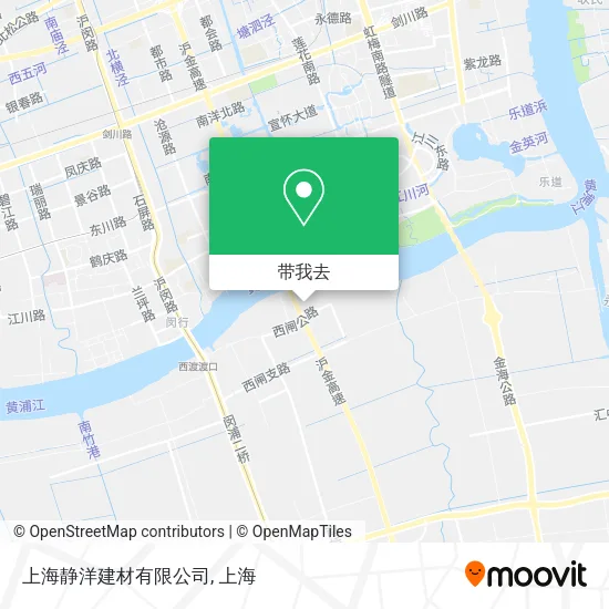 上海静洋建材有限公司地图