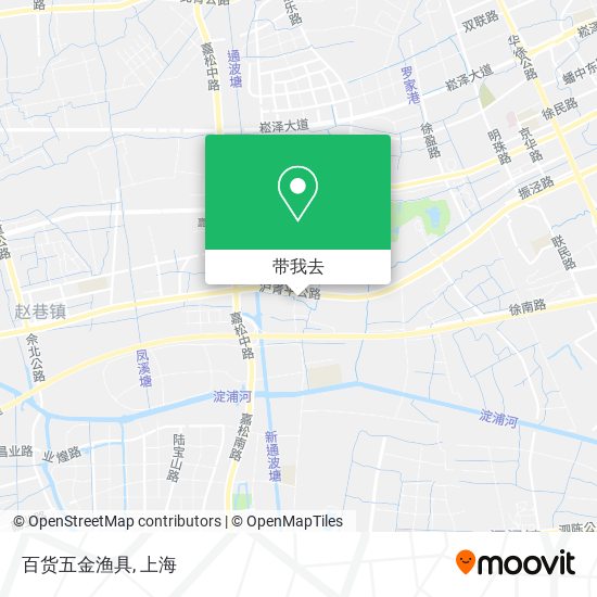 百货五金渔具地图