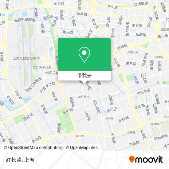 红松路地图