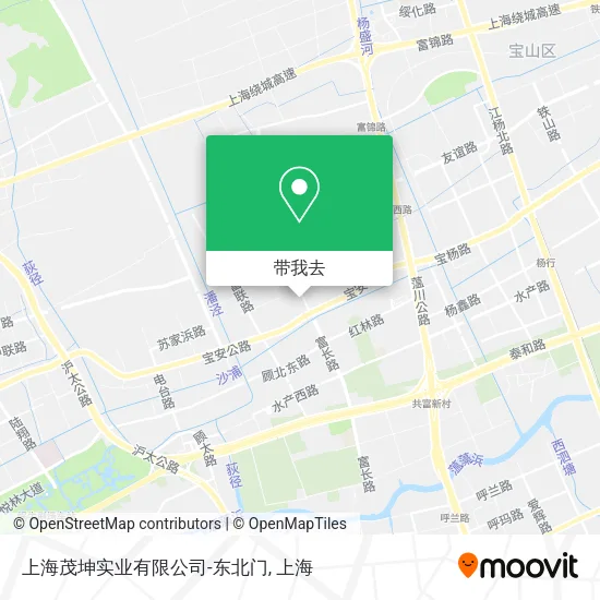 上海茂坤实业有限公司-东北门地图