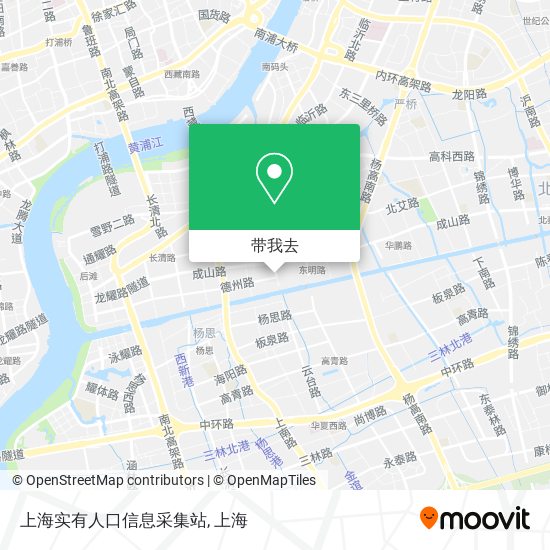 上海实有人口信息采集站地图