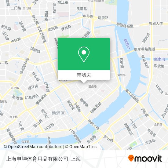 上海申坤体育用品有限公司地图