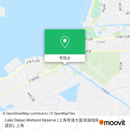 Lake Dalian Wetland Reserve (上海青浦大蓮湖濕地保護區)地图