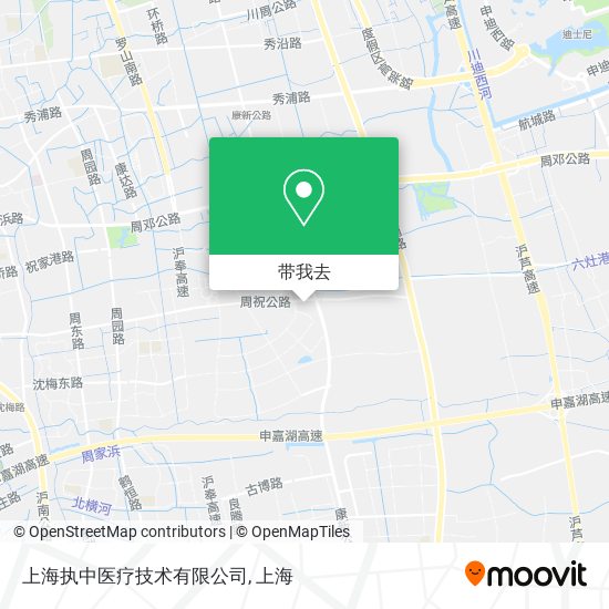 上海执中医疗技术有限公司地图
