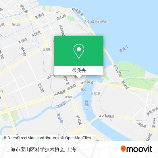 上海市宝山区科学技术协会地图