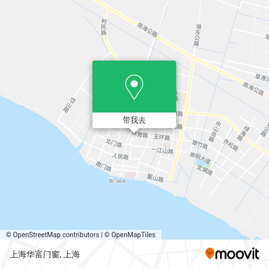 上海华富门窗地图