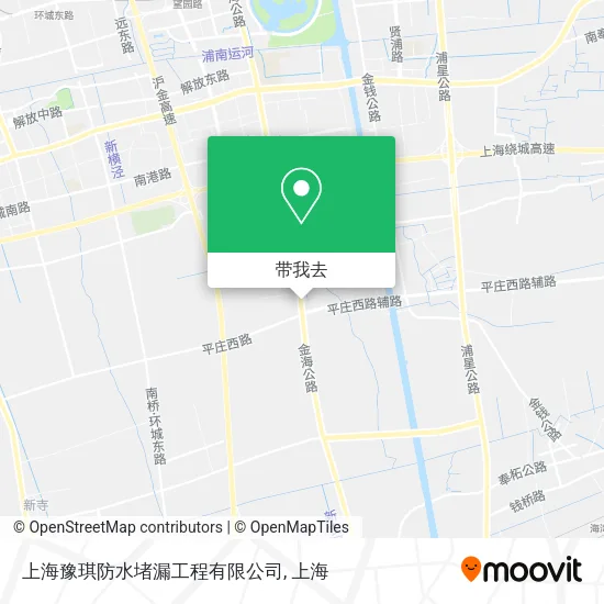 上海豫琪防水堵漏工程有限公司地图