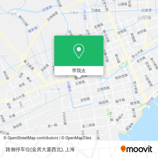路侧停车位(金房大厦西北)地图